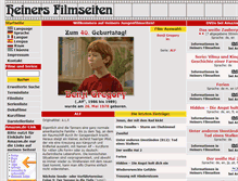 Tablet Screenshot of heiners-filmseiten.de